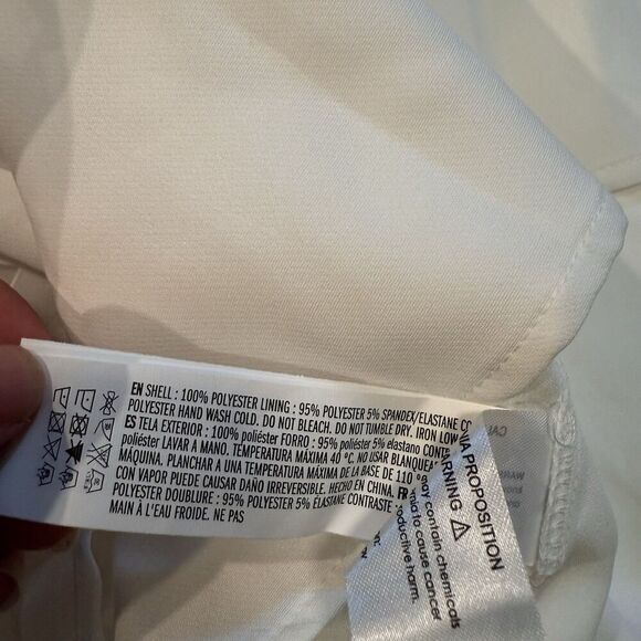 English Factory Gridded Organza Tiered Maxi Dress Plus Size 1X Puff Sleeve New - Picture 10 of 12